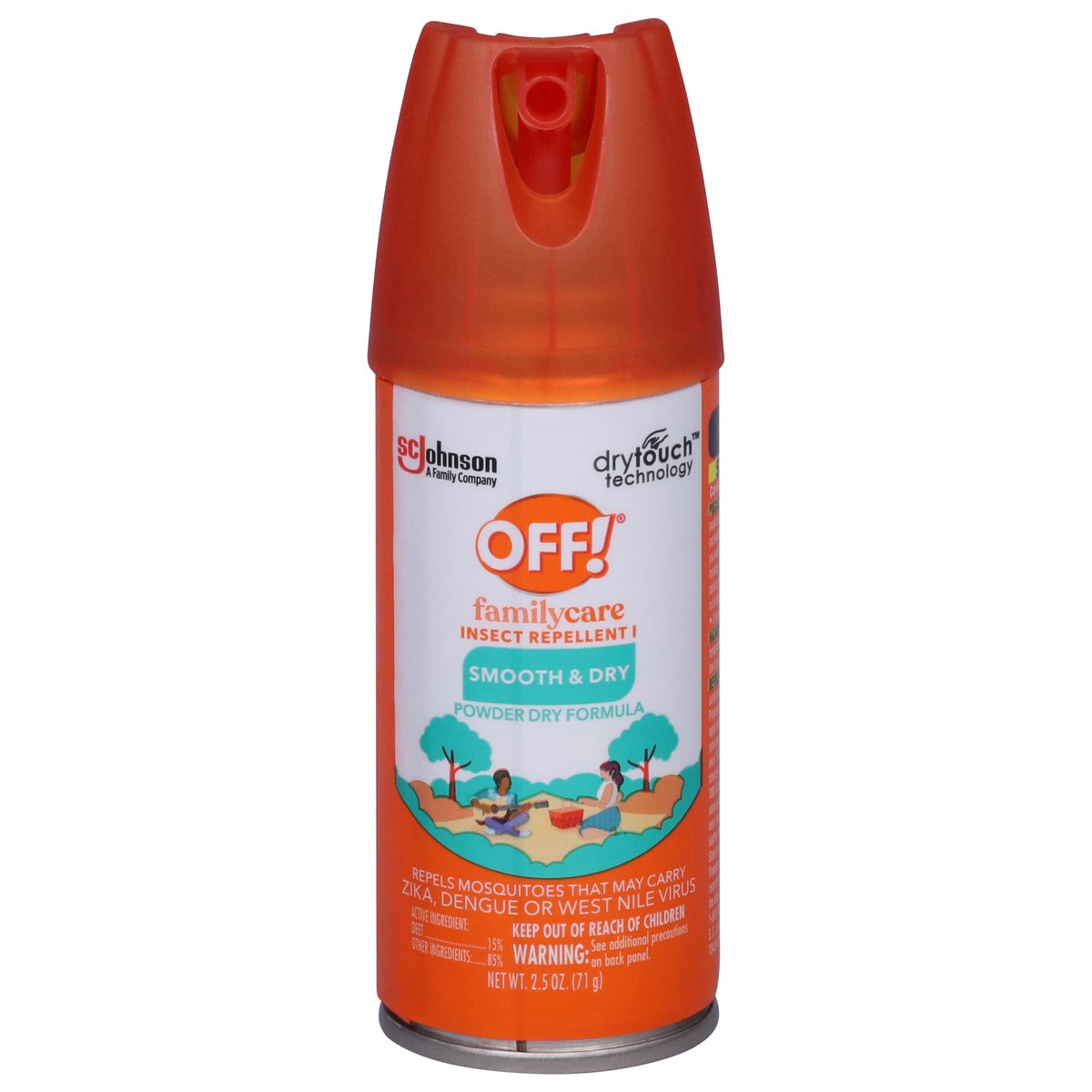 slide 1 of 5, OFF! FamilyCare Smooth & Dry Insect Repellent I 2.5 oz, 2.5 oz