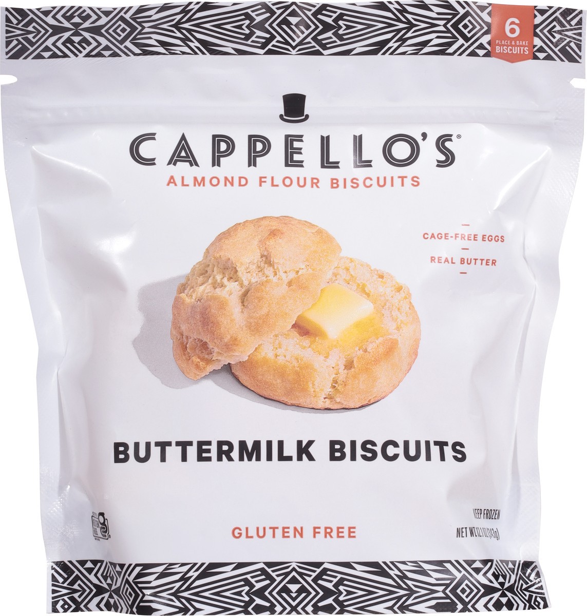 slide 13 of 15, Cappello's Almond Flour Buttermilk Biscuits 6 ea, 