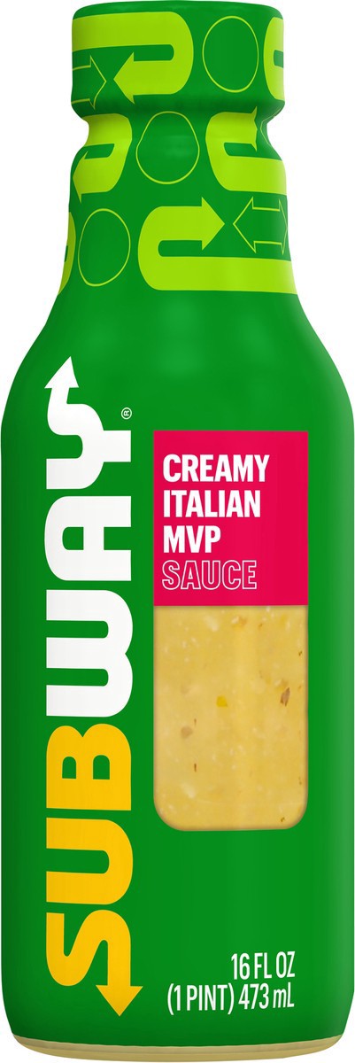 slide 11 of 13, Subway Creamy Italian Mvp Sauce 16 fl oz, 16 fl oz
