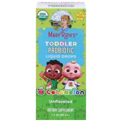 MaryRuth's CoComelon Toddler Liquid Drops Unflavored Probiotic 1 fl oz