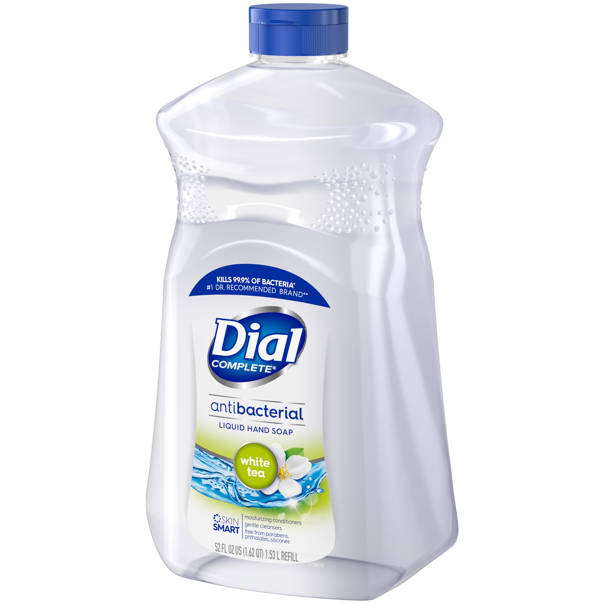 slide 2 of 5, Dial Complete Antibacterial Liquid Hand Soap Refill, White Tea, 52 fl oz, 52 fl oz