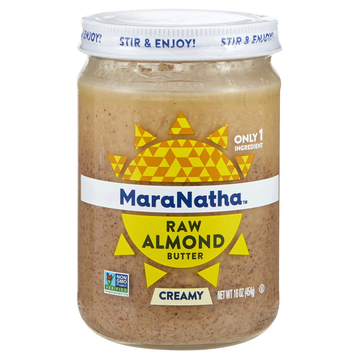 slide 1 of 1, MaraNatha Natural Creamy & Raw Almond Butter, 16 oz