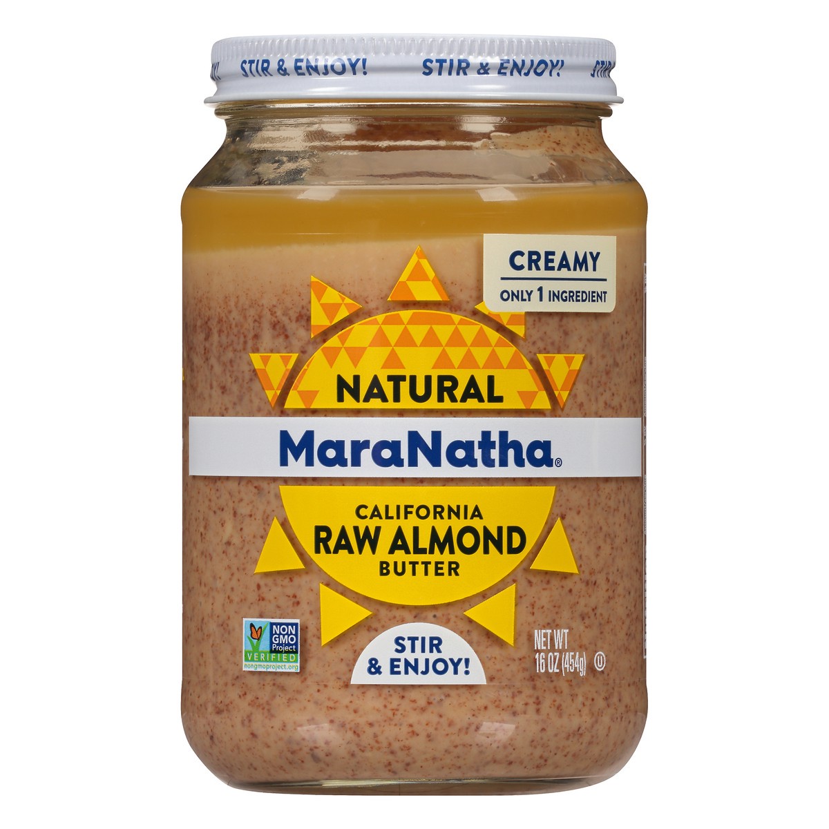 slide 2 of 10, MaraNatha Raw Almond Butter, 16 oz