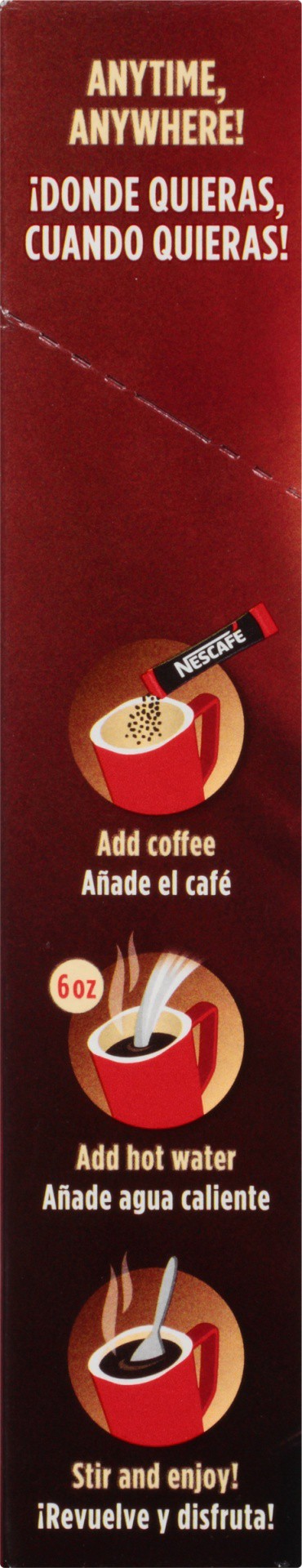 slide 7 of 13, Nescafé Nescafe Clasico Dark Roast 100% Pure Instant Coffee Packets, 7 Ct, 1 ct