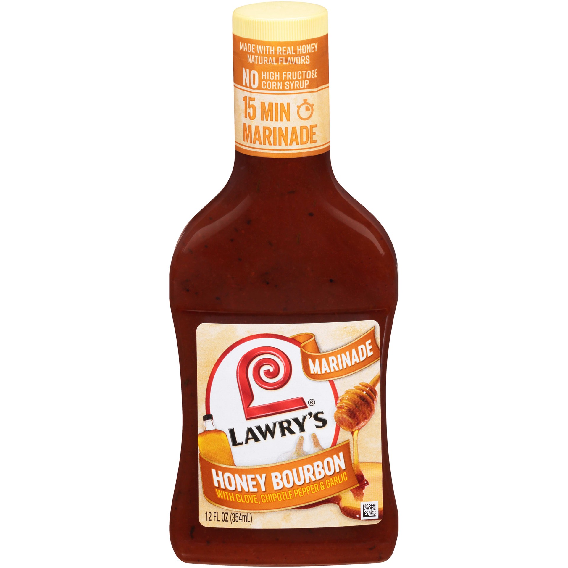 slide 1 of 8, Lawry's Marinade Honey Bourbon, 12 fl oz