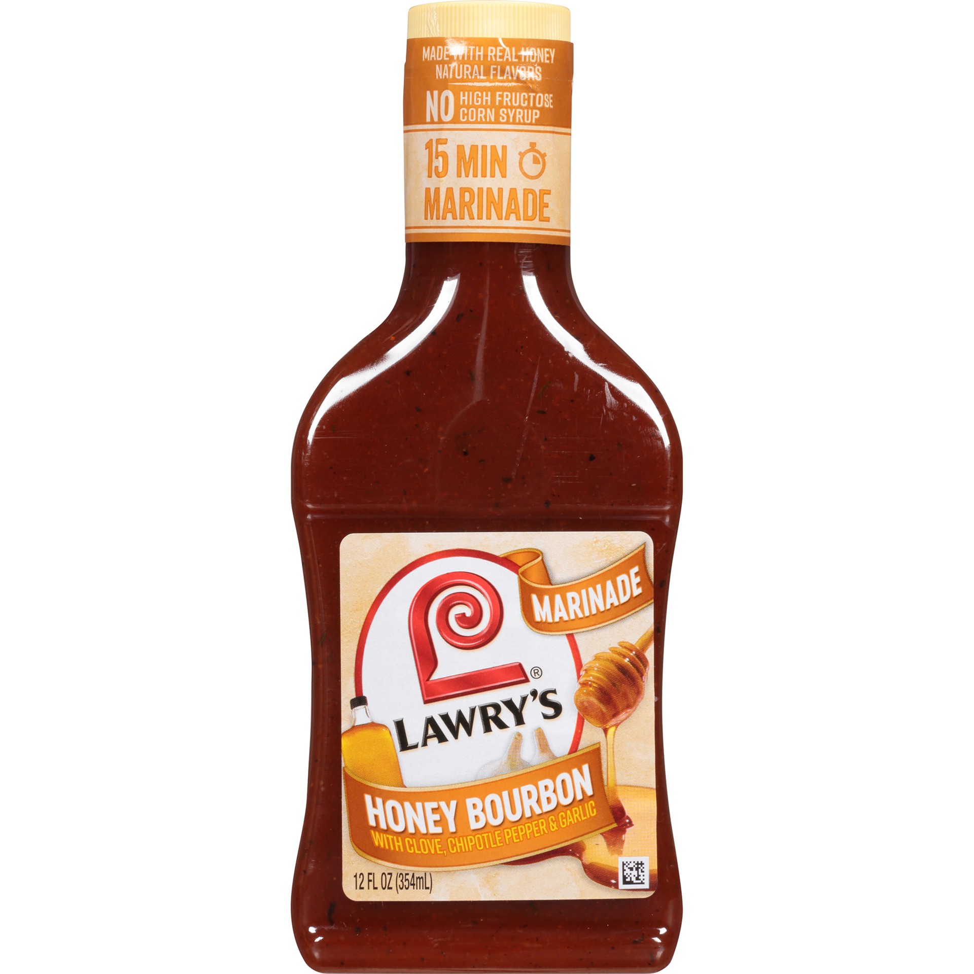 slide 1 of 8, Lawry's Marinade Honey Bourbon, 12 fl oz