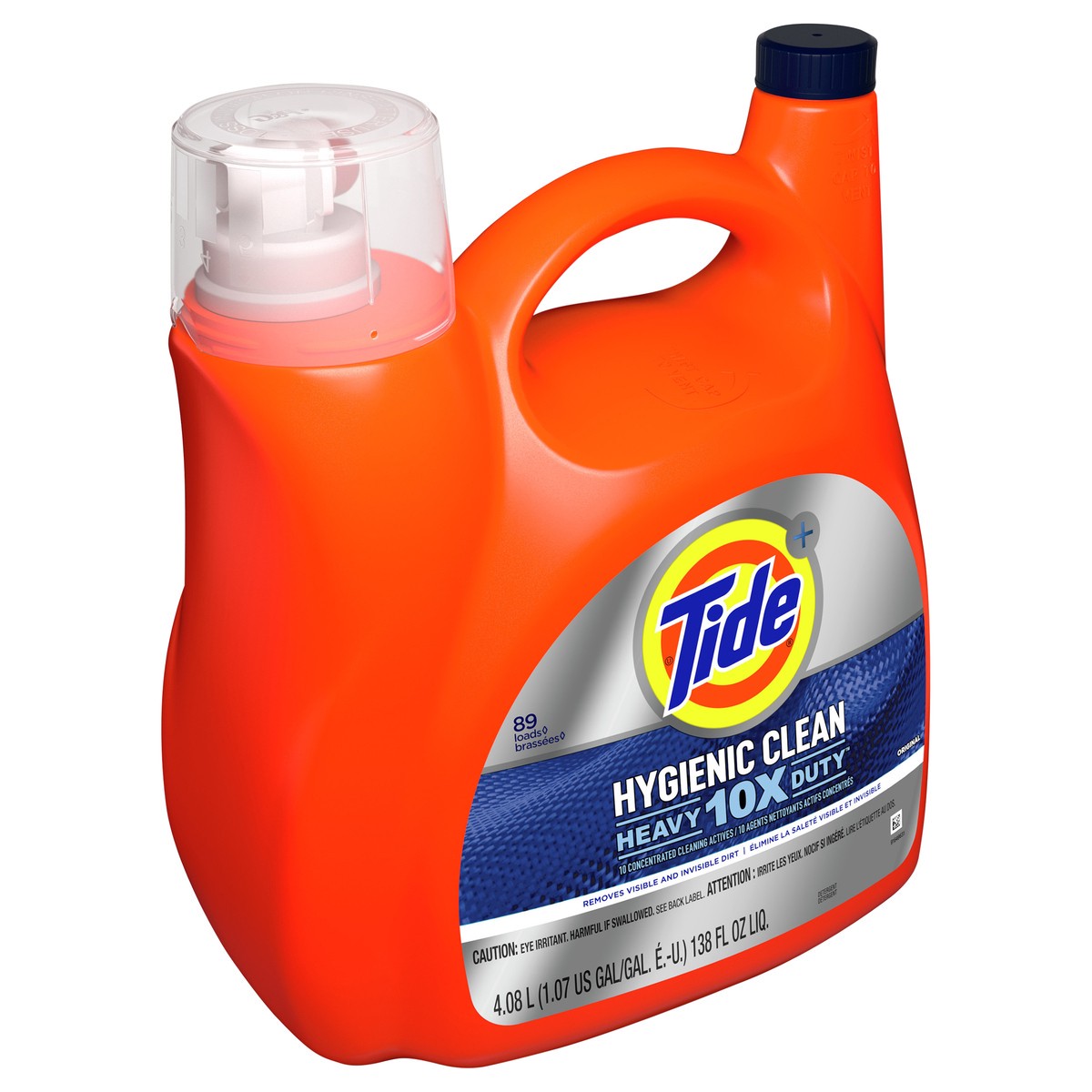 slide 6 of 6, Tide + Heavy 10X Duty Hygienic Clean Original Detergent 4.08 lt, 4.08 l