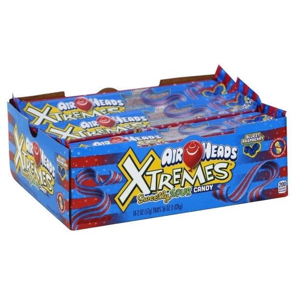Airheads Xtremes Blue Raspberry 18 ct Shipt