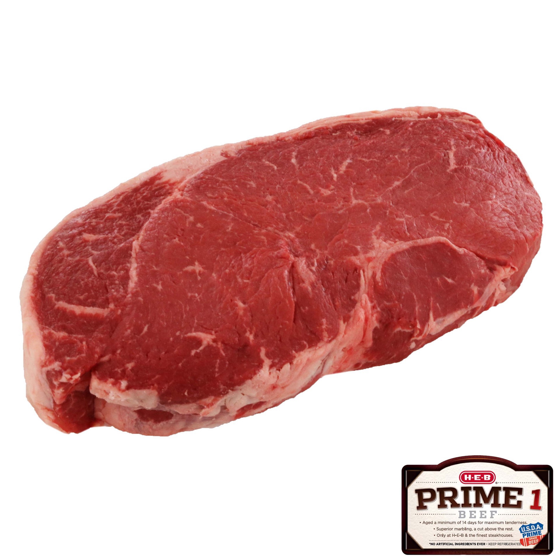 slide 1 of 1, H-E-B Prime 1 Top Sirloin Steak, per lb