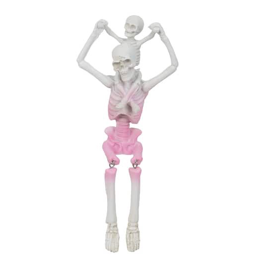 slide 1 of 2, 9.25" Skeleton Family Tabletop Decor By Ashland, 4.53 in x 3.54 in x 9.25 in
