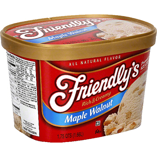 slide 2 of 2, Friendly's Maple Walnut Premium Ice Cream, 1.5 qt