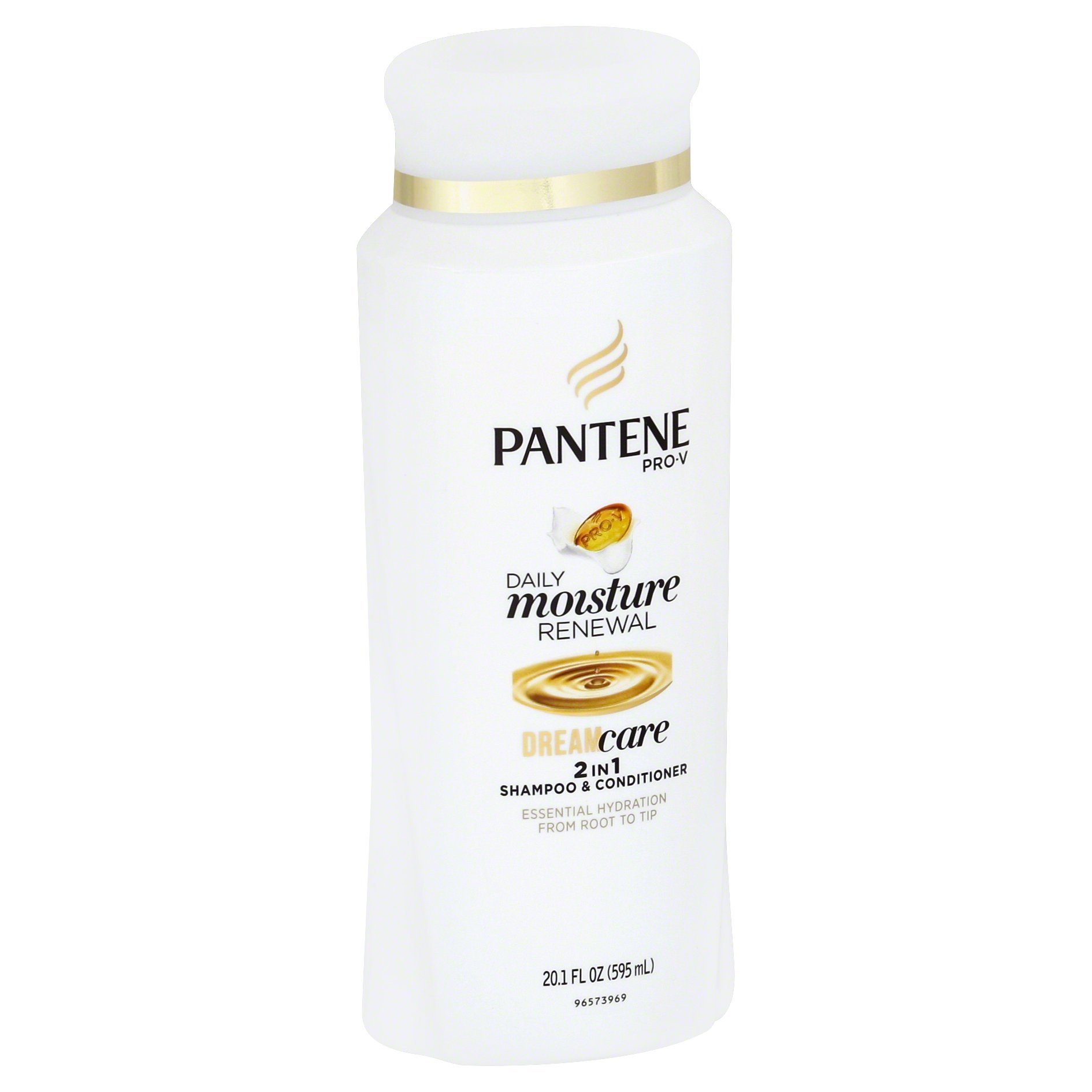slide 1 of 1, Pantene Pro-V Daily Moisture Renewal 2-in-1 Shampoo & Conditioner, 20.1 fl oz