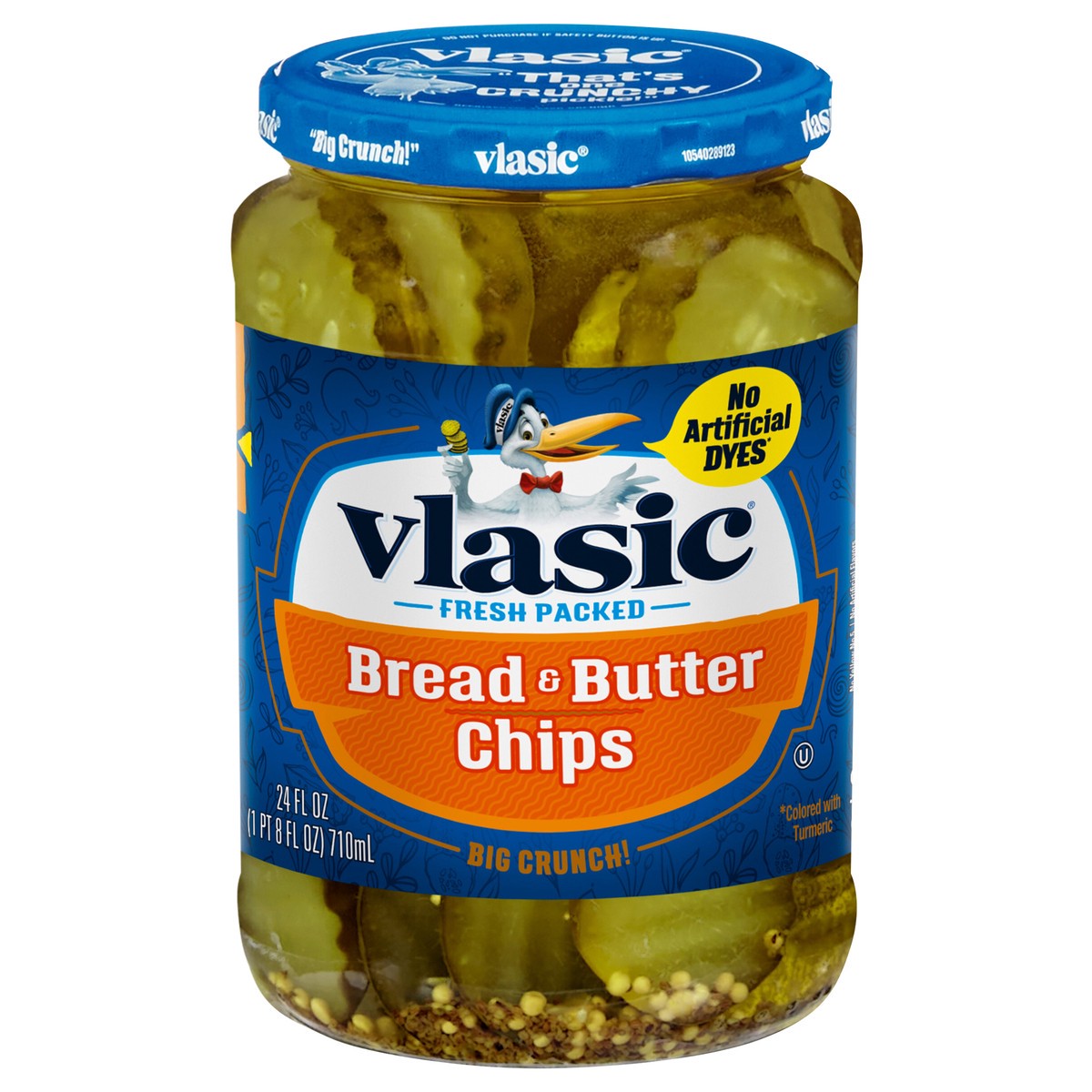 slide 1 of 5, Vlasic Bread and Butter Pickle Chips, Keto Friendly, 24 fl. oz., 24 fl oz