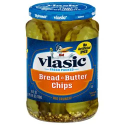 Vlasic Bread and Butter Pickle Chips, Keto Friendly, 24 fl. oz.