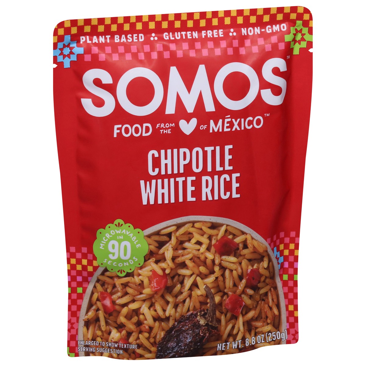 slide 4 of 13, Somos Chipotle White Rice 8.8 oz, 8.8 oz