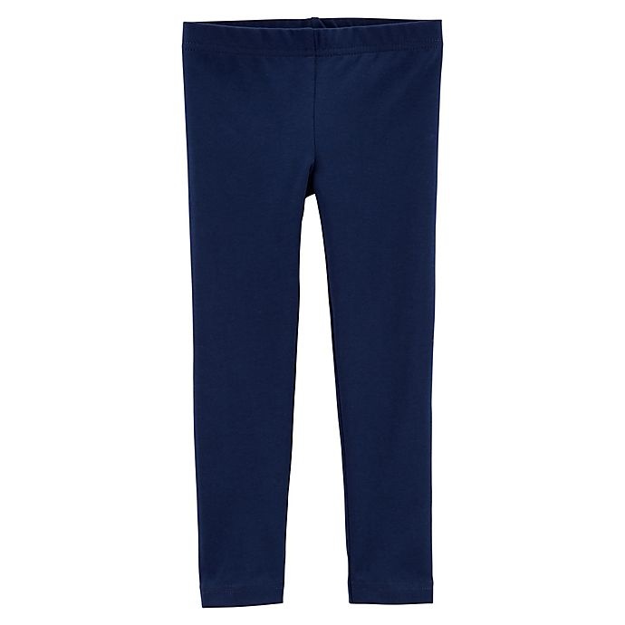 slide 1 of 1, carters carter's Size Stretchy Leggings - Navy, 4t