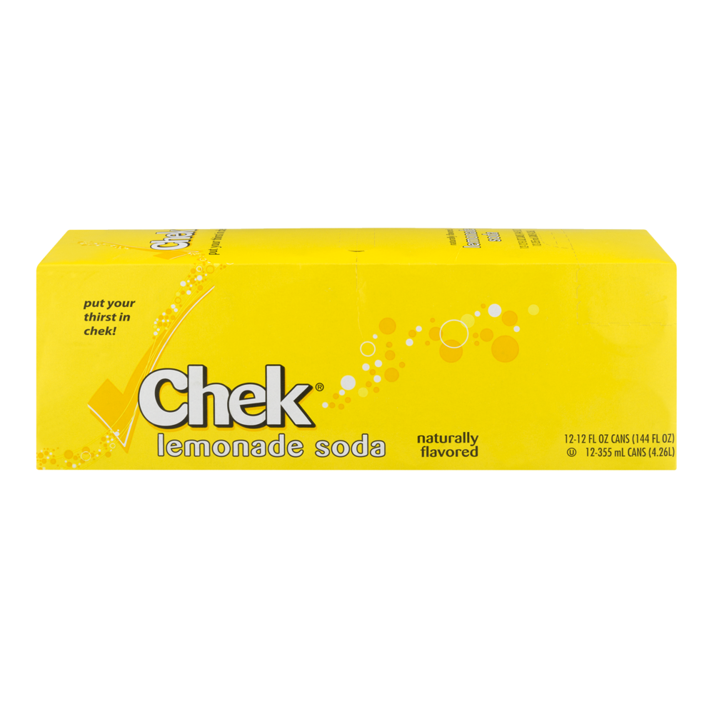 slide 1 of 1, Chek Lemonade - 12 ct; 12 oz, 12 ct; 12 oz