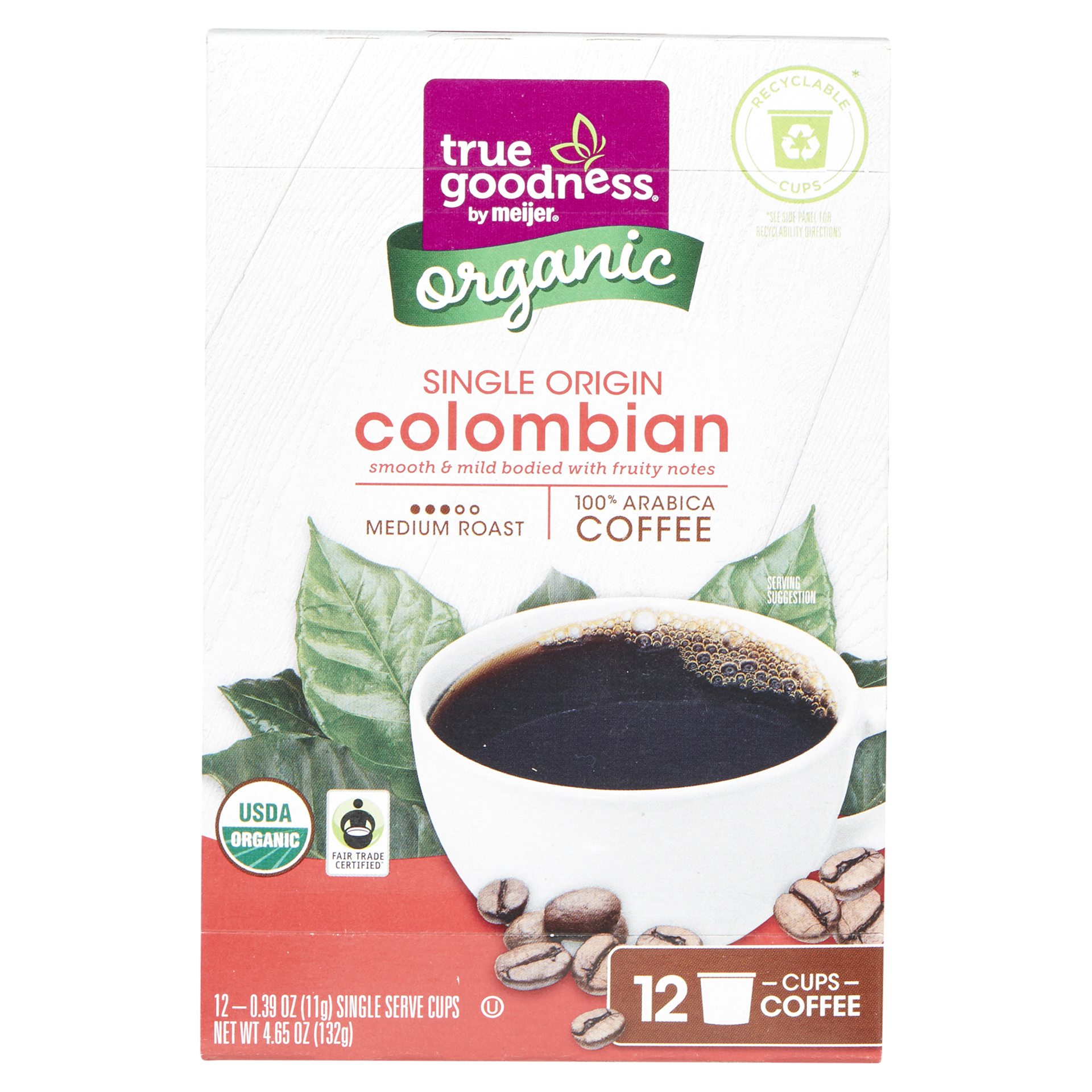 slide 22 of 29, True Goodness Org Coffee Pod Colombian - 12 ct, 12 ct
