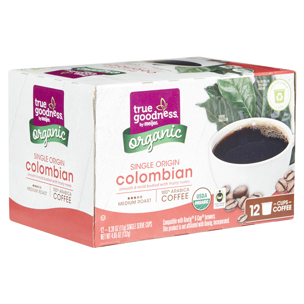 slide 2 of 29, True Goodness Org Coffee Pod Colombian - 12 ct, 12 ct