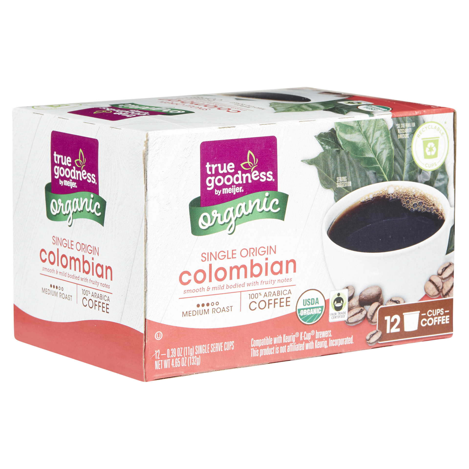 slide 13 of 29, True Goodness Org Coffee Pod Colombian - 12 ct, 12 ct