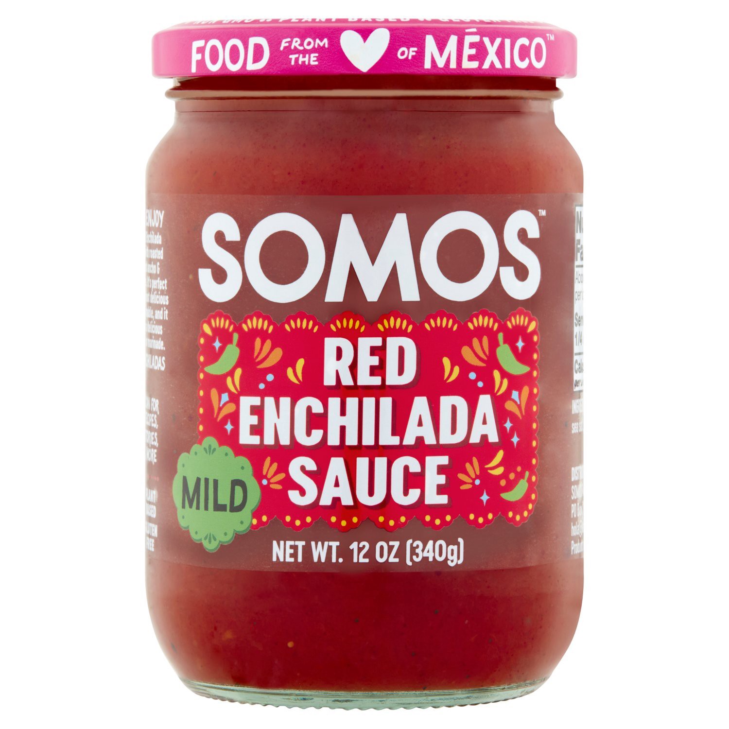 slide 1 of 11, Somos Enchilada Red Sauce, 12 oz