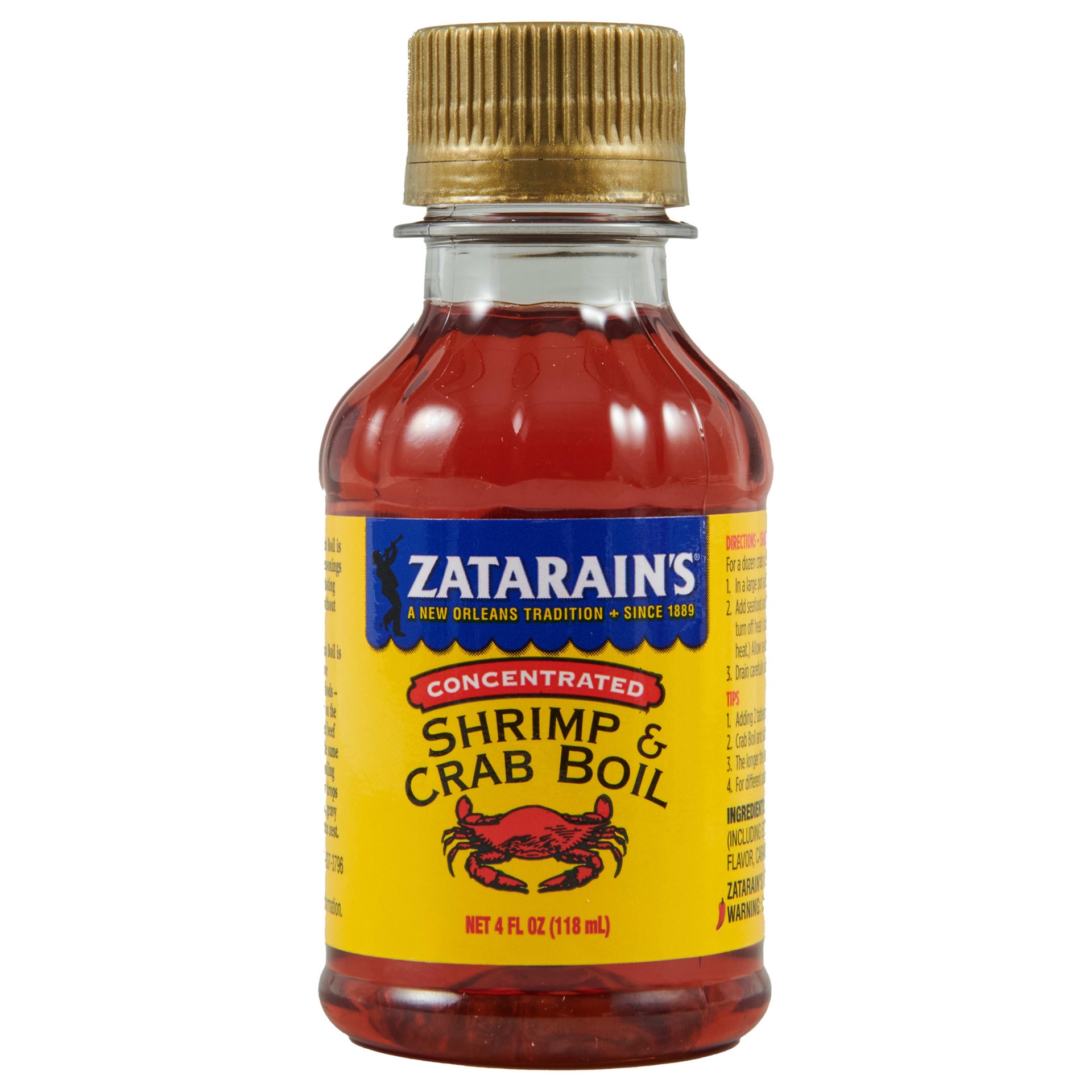 slide 1 of 7, Zatarain's Crab Boil - Liquid, 4 fl oz