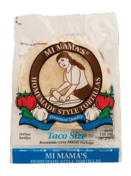 Mi Mamas Taco Size Flour Tortilla 10Ct