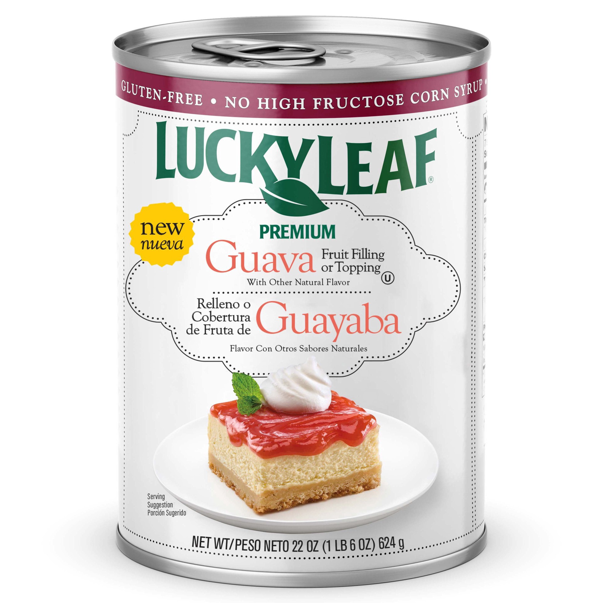 slide 1 of 1, Lucky Leaf Premium Guava Fruit Filling or Topping 22 oz, 22 oz