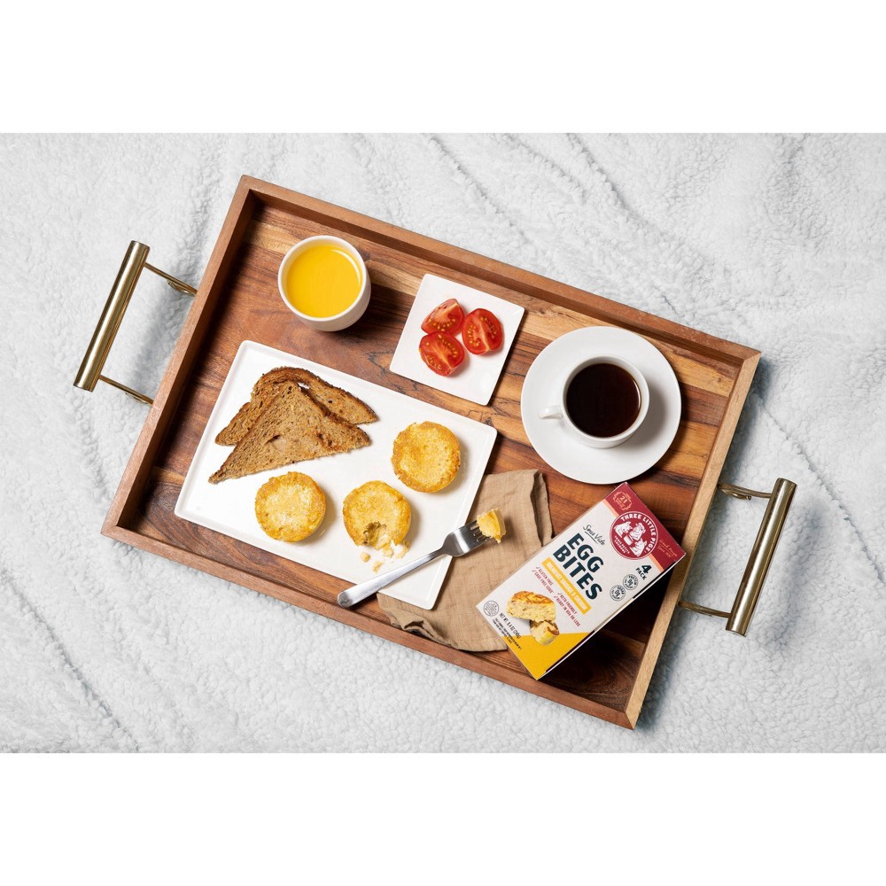 slide 2 of 3, Three Little Pigs Breakfast Sausage & Cheddar Egg Bites 4 Pack, 4 ct