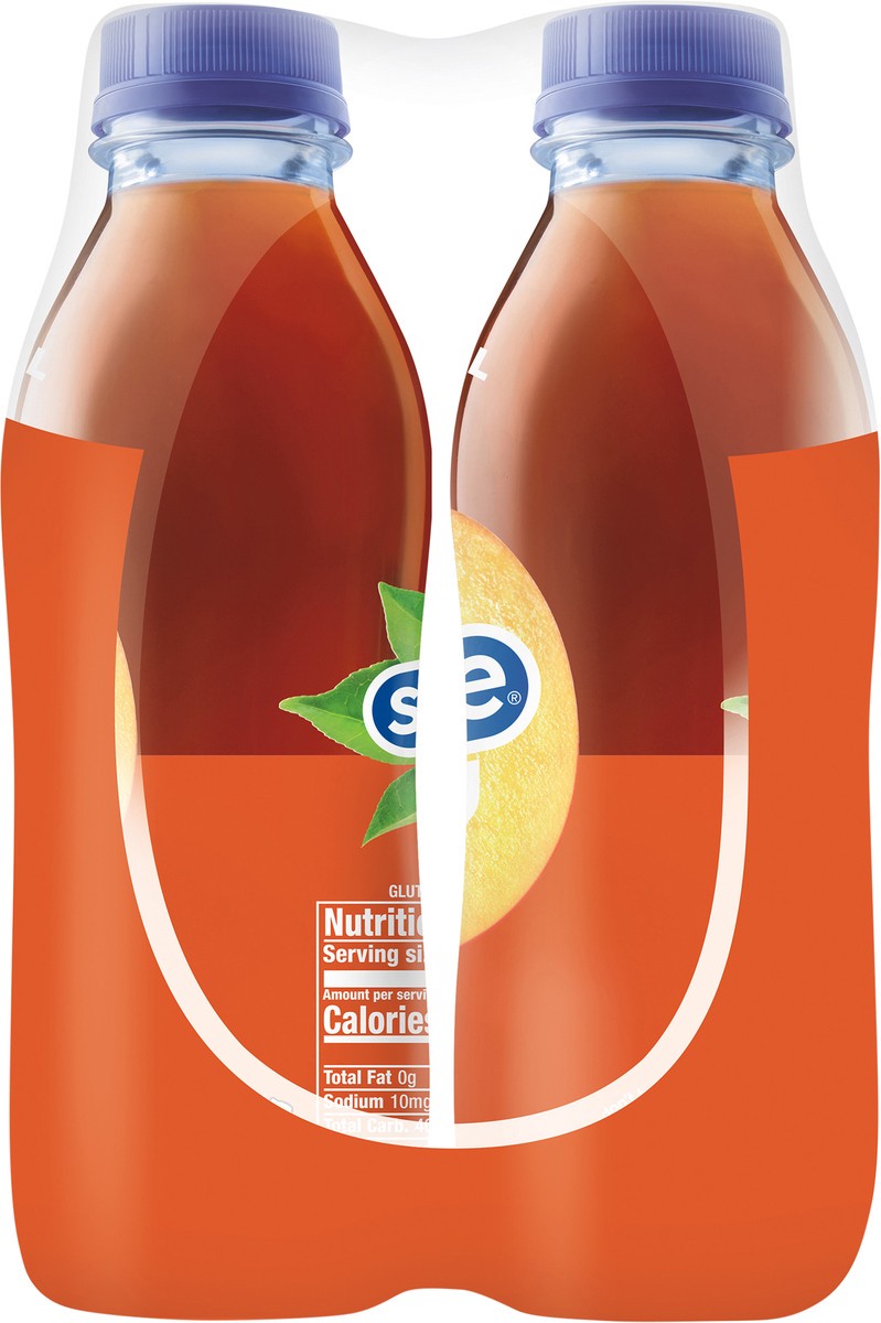 slide 6 of 7, Snapple Peach Tea, 16 fl oz recycled plastic bottle, 6 pack, 1 ct