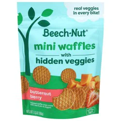 Beech-Nut Butternut Berry Mini Waffles with Hidden Veggies Toddler 3.2 oz