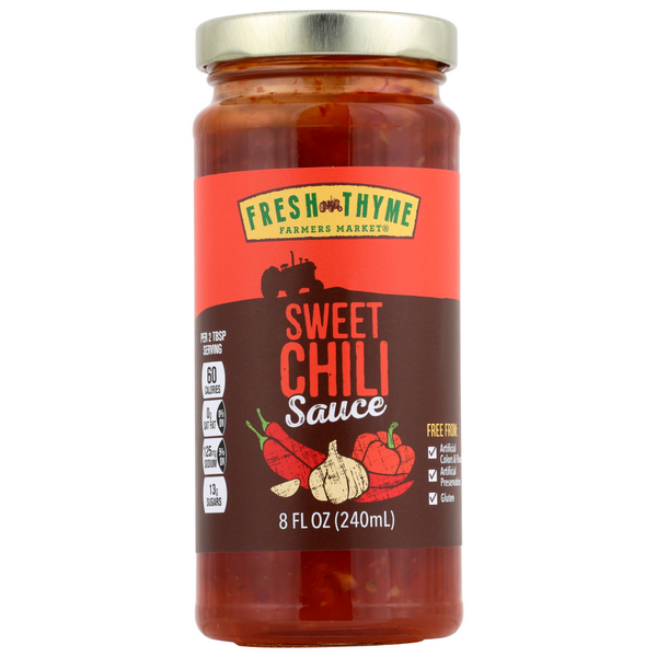 slide 1 of 1, Fresh Thyme Sweet Chili Sauce, 8 fl oz