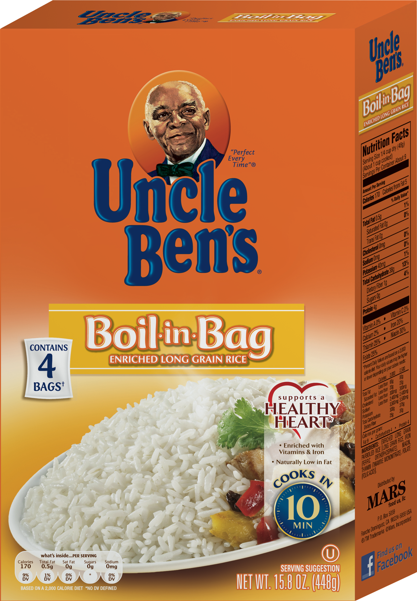 slide 1 of 3, Ben's Original Uncle Ben's Boil In Bag Rice, 15.8 oz