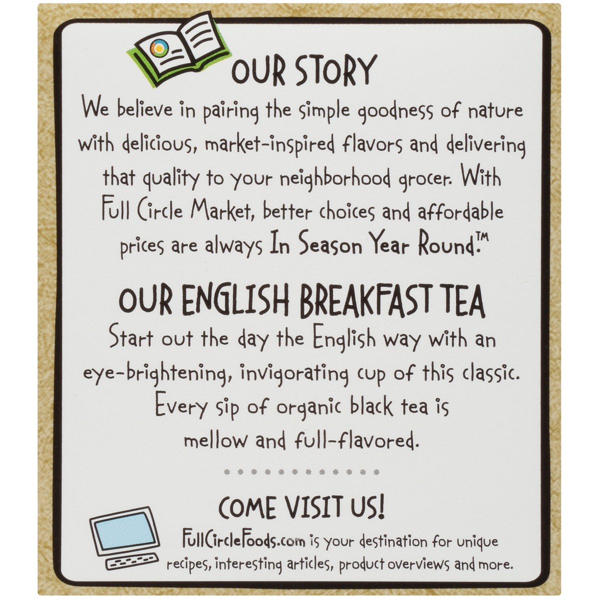 slide 15 of 15, Full Circle Market English Breakfast Black Tea Bags - 20 ct; 1.6 oz - 20 ct; 1.6 oz, 20 ct; 1.6 oz