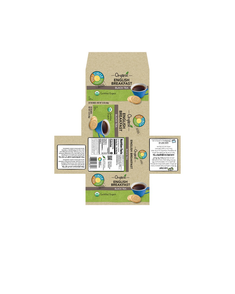 slide 3 of 15, Full Circle Market English Breakfast Black Tea Bags - 20 ct; 1.6 oz - 20 ct; 1.6 oz, 20 ct; 1.6 oz