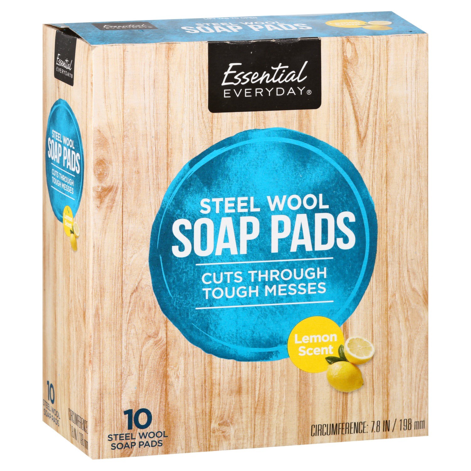 slide 1 of 1, Essential Everyday Soap Pads, 10 ct