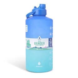 Manna Dual Lid Bottle - Blue Ombre
