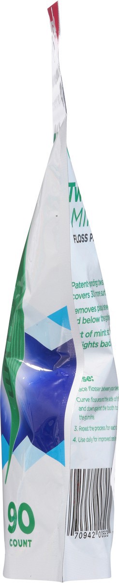 slide 3 of 11, G-U-M Twisted Mint Floss Picks 90 ea, 90 ct