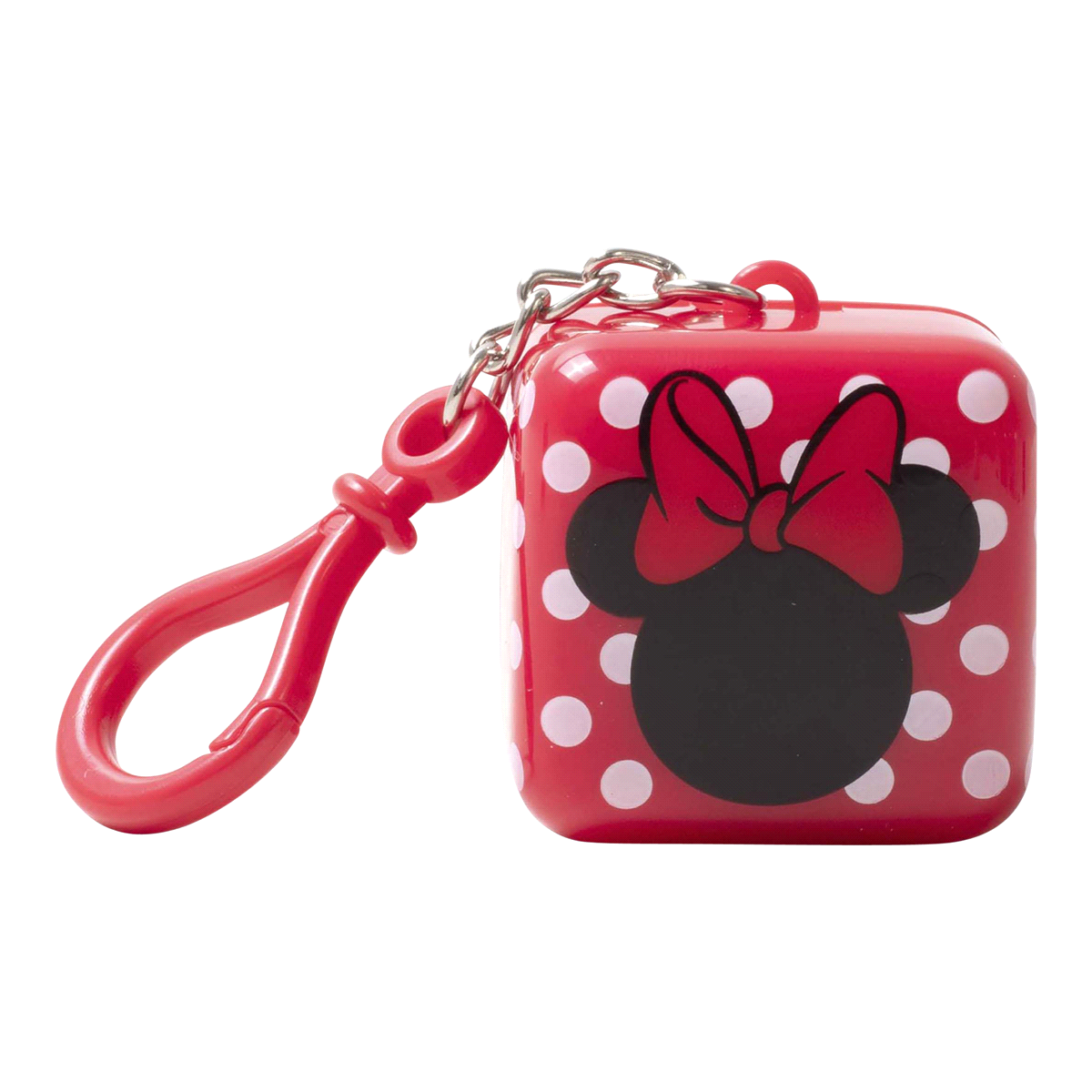 slide 1 of 4, Lip Smacker Mickey Mouse & Friends Minnie Joyful Cotton Candy Keychain Lip Balm, 0.21 oz