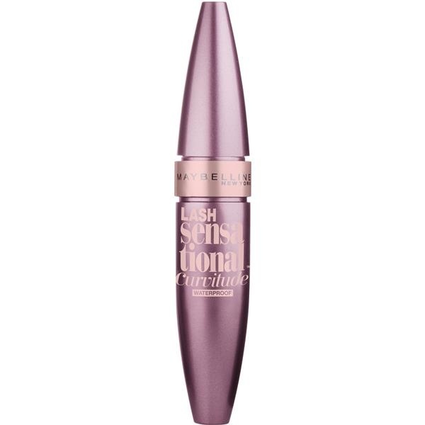 slide 1 of 1, Maybelline Lash Waterproof Curvitude Mascara Brown, 0.33 oz