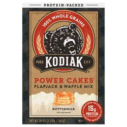 Kodiak Cakes Flapjack & Waffle Mix, Buttermilk, 20 oz