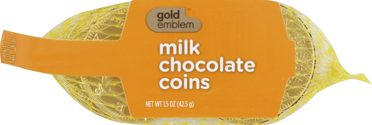 slide 2 of 2, CVS Gold Emblem Gold Emblem Milk Chocolate Coins, 1.5 Oz, 1.5 oz