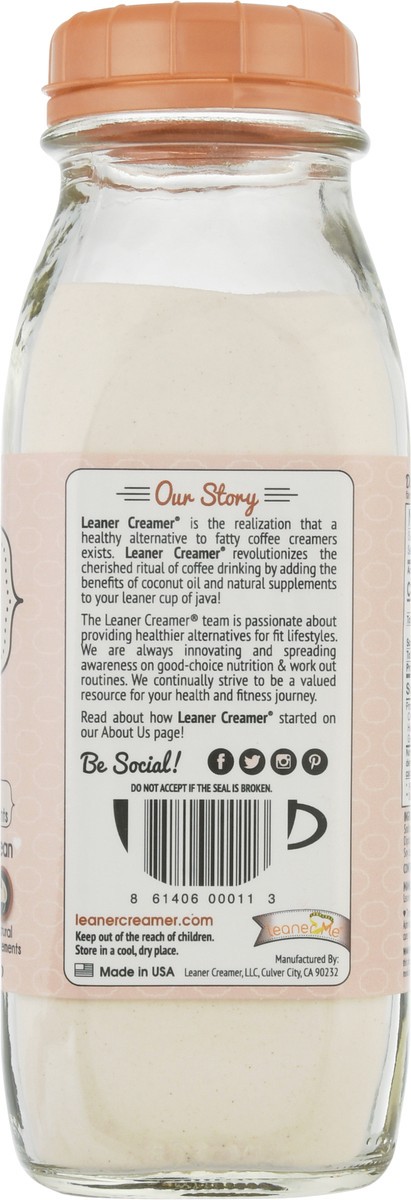 slide 10 of 12, Leaner Creamer Hazelnut Coconut Oil Creamer 280 gr, 1 ct