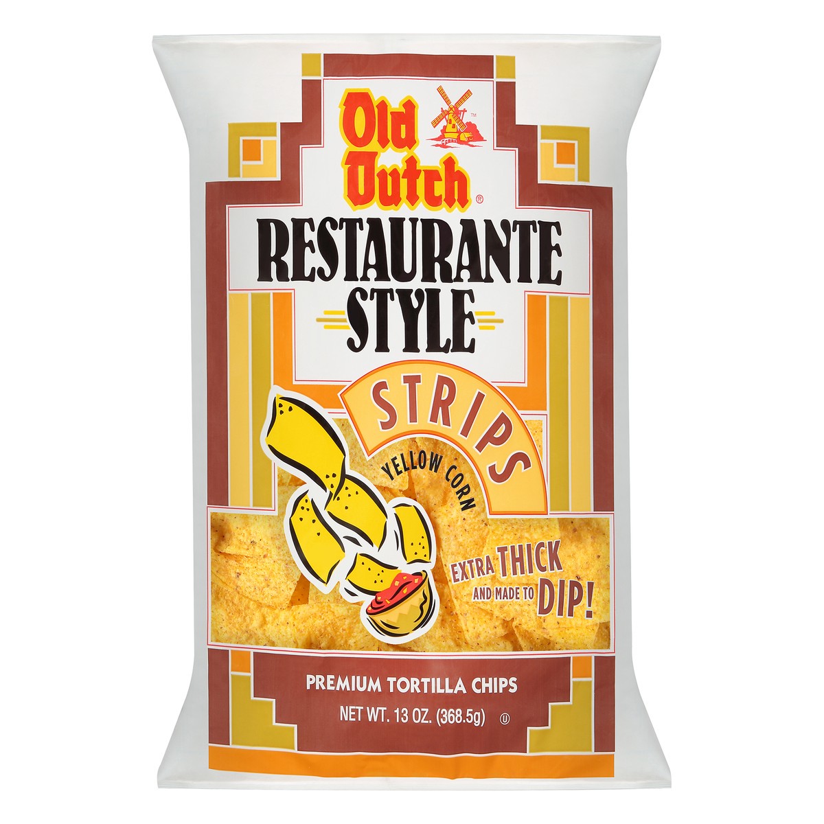 slide 1 of 1, Old Dutch Restaurante Dip Strips Tortilla Chips, 13 oz
