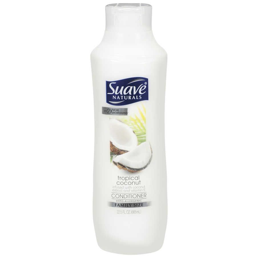 slide 1 of 1, Suave Naturals Tropical Coconut Conditioner, 22.5 oz