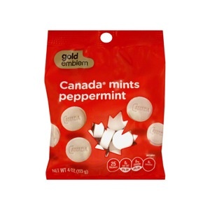 slide 1 of 1, CVS Gold Emblem Canada Mints Peppermint, 4 oz; 113 gram