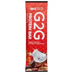 G2G Peanut Butter Coconut Chocolate Protein Bar 2.47 oz - 2.47 oz
