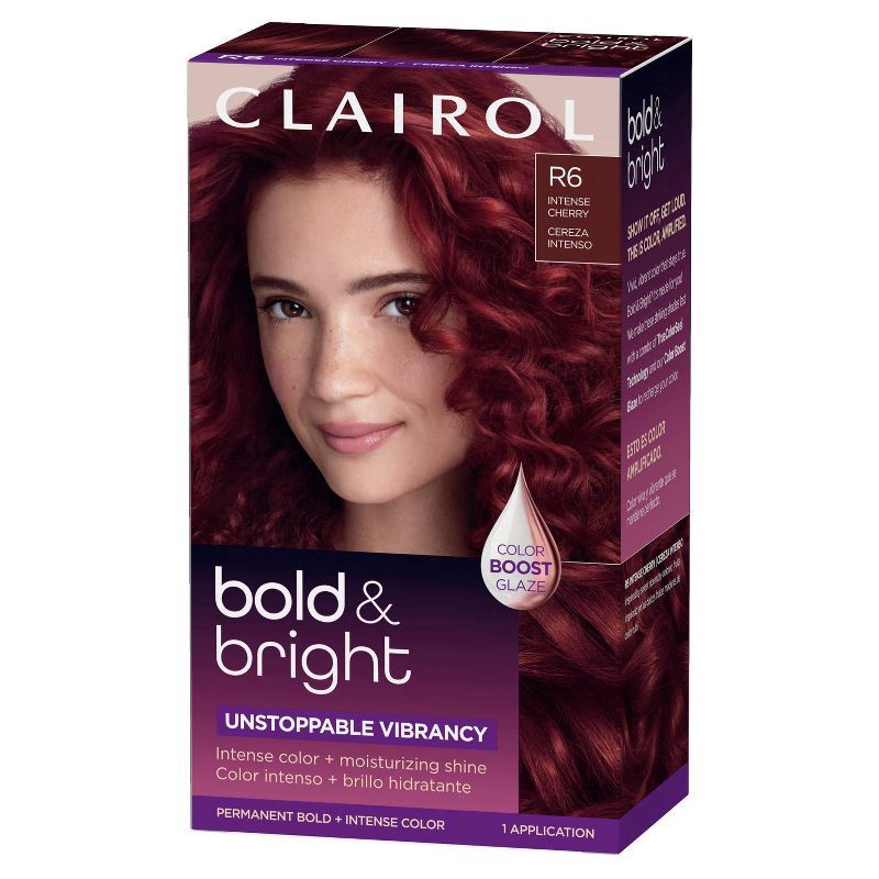 slide 10 of 10, Clairol Bold & Bright R6 Intense Cherry, 1 ct