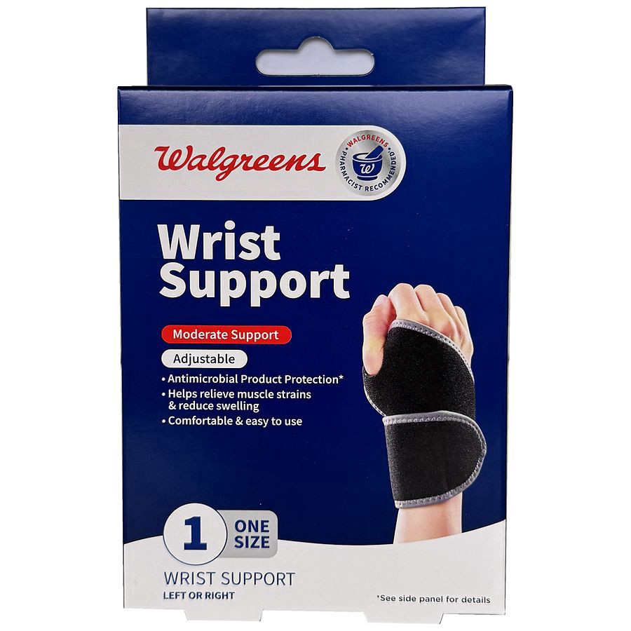 slide 1 of 3, Walgreens Wrist Support One Size, 1 ct