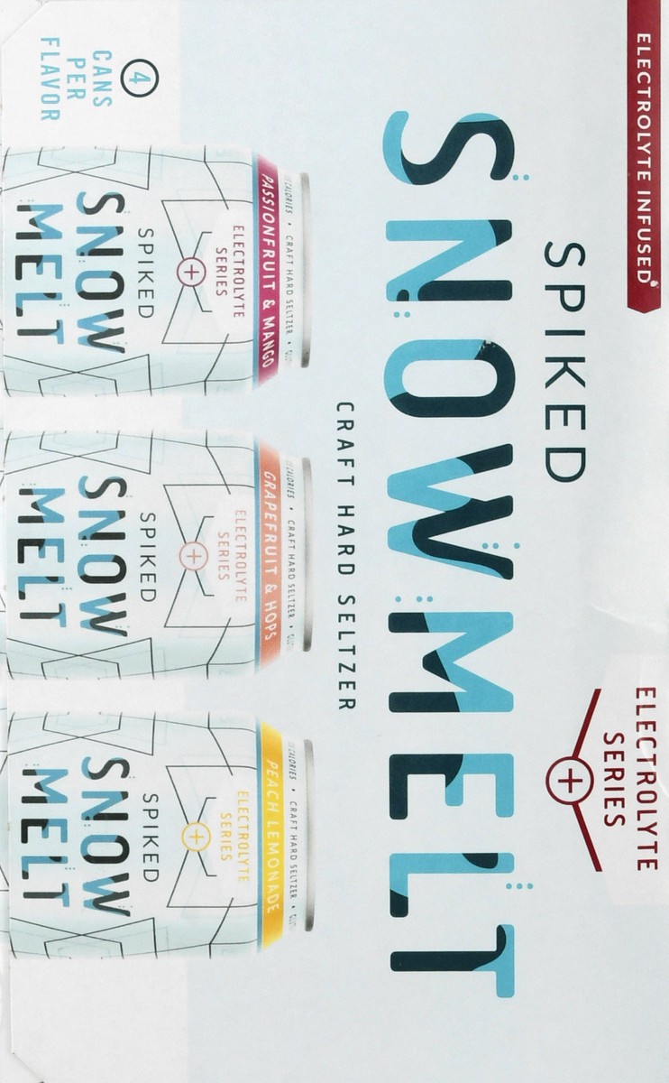 slide 7 of 9, Upslope Brewing Co. Spiked Snowmelt Variety Mix Pack Hard Seltzer 12 ea, 12 ct; 12 oz